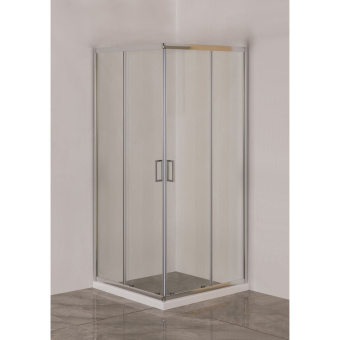 Душевое ограждение EvaGold EG3C 90*90 квадрат (хром, прозрачное стекло) #WF_CITY_VIN# картинка