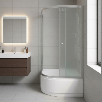Душевое ограждение ALT-8020T 90*90*194 в.п. (2места) #WF_CITY_VIN# картинка