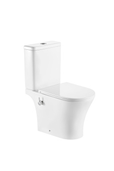 Унитаз компакт A2801B безободковый со встроенным биде + сиденье тонкое ДП #WF_CITY_VIN# картинка