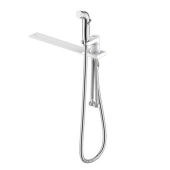 Смеситель LEMARK с гиг. душем LM7170СW "Соло" установка на унитаз  #WF_CITY_VIN# картинка