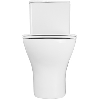 Terni  AZ-8618T унитаз-моноблок безободковый с сиденьем дюропласт микролифт #WF_CITY_VIN# картинка