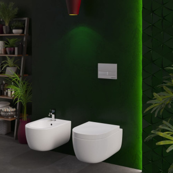 Биде BERGES подвесное EGO, керамика 082017 #WF_CITY_VIN# картинка