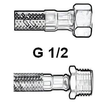 Подводка вода "Monoflex" 60 см г/ш #WF_CITY_VIN# картинка