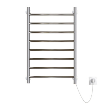 Полотенцесушитель ЛЦ800*500 ZOX электр.8 перекл, ДУГА, левый (кнопочн.выкл.,340Вт) #WF_CITY_VIN# картинка