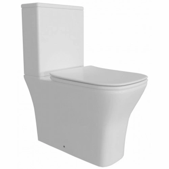Унитаз компакт VT50304H Lukka Pro напольный безободковый + сиденье микролифт (Vinchi) #WF_CITY_VIN# картинка