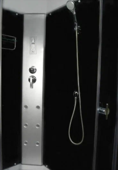 AQUACUBIC 3106B L 120*80*220 гл.п. grey black #WF_CITY_VIN# картинка