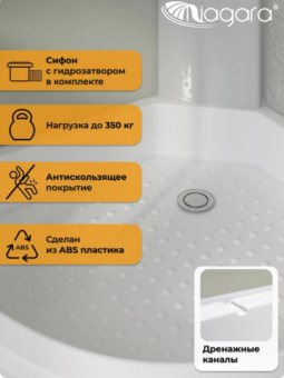 Душевая кабина Niagara Promo P90/26/MT (90*90*215) 4 места #WF_CITY_VIN# картинка