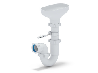 Сифон АНИ 1 1/2"*40 прямоточный с разрывом струи DR0100 #WF_CITY_VIN# картинка