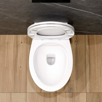 Инсталляция EvaGold 545  + унитаз K701 + кнопка смыва 545-1, пласт.квадрат, белая. ХИТ!! #WF_CITY_VIN# картинка