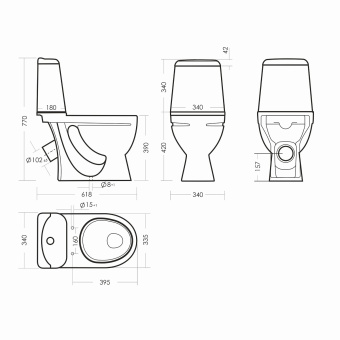 ИДЕАЛ КОМФОРТ унитаз-компакт (Самара) (МИКРОЛИФТ) #WF_CITY_VIN# картинка