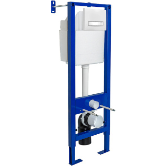 Инсталляция Berges для скр мон (040341) унитаза + кнопка ATOM 410 бел/хр унита подвесной BERGES ALFA #WF_CITY_VIN# картинка