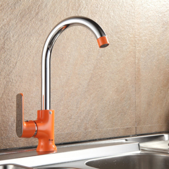 Смеситель F4032 д/кухни оранж. FRAP #WF_CITY_VIN# картинка