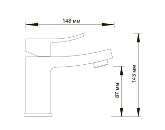 Смеситель Aller 1063 тюльпан Wasser KRAFT #WF_CITY_VIN# картинка