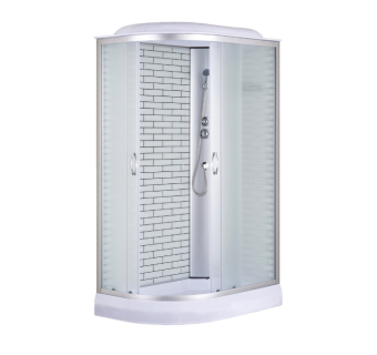 Душевая кабина CS-66120-13R FW 120*80*215 низ.п. белый кирпич ЛУЧШАЯ ЦЕНА! #WF_CITY_VIN# картинка