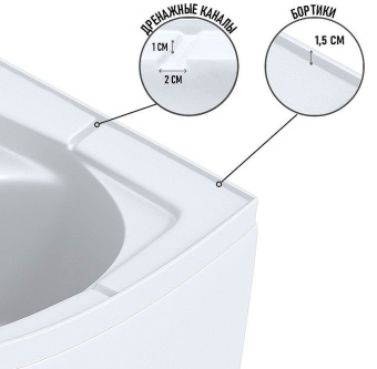 Душевая кабина Niagara Eco E120/80/13R/TN (120*80*215) н.п (13см), стекло тонированное #WF_CITY_VIN# картинка