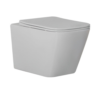 Унитаз подвесной SM9310 безободковый, сиденье тонкое ДП #WF_CITY_VIN# картинка