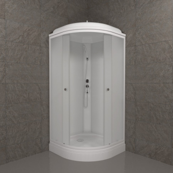 Душевая кабина 80*80 ВЕЛЬВЕТ А-ПОЛКА /низ.поддон #WF_CITY_VIN# картинка