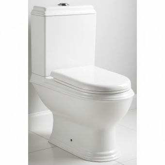 HOLLER CLASSIC Унитаз-компакт с сиденьем ТЕРМОПЛАСТ Белый #WF_CITY_VIN# картинка