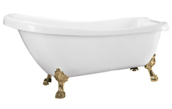 РЕТРО 9009 ванна акрил. (1850*800*800) + ножки золото #WF_CITY_VIN# картинка