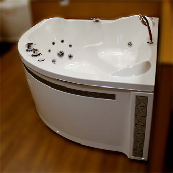 СОРРЕНТО-CHROME ванна 1480*1480 +рама-подставка+слив-перелив+фронт.панель+форсунки #WF_CITY_VIN# картинка