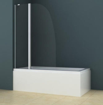 BOSTON 142 Душевая шторка на ванну (70+30)*140 Хром/Прозрачное 6мм #WF_CITY_VIN# картинка