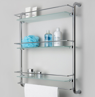 Полка стеклянная тройная К-2033 WasserKRAFT #WF_CITY_VIN# картинка