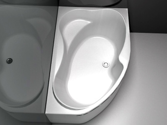 КАПРИ ванна акрил. 170*95 правая с каркасом #WF_CITY_VIN# картинка