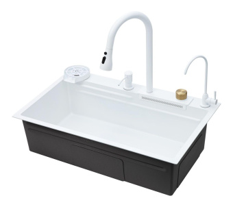Мойка Savol S-SC003W многофукциональная БЕЛЫЙ #WF_CITY_VIN# картинка