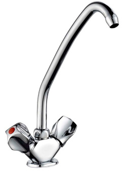 Смеситель Елочка Подольск 1/2 м/к ПСМ-117-К/50 МЕТАЛЛ #WF_CITY_VIN# картинка