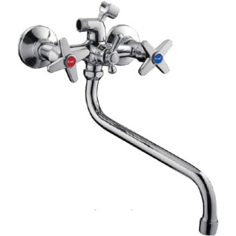 Смеситель F2220 в/д длин. нос латунь #WF_CITY_VIN# картинка