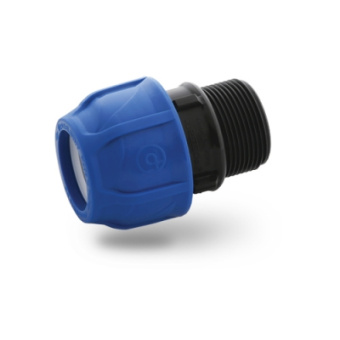 Муфта переход. ПНД с нар.труб.резьбой 20*1/2" (обж) #WF_CITY_VIN# картинка