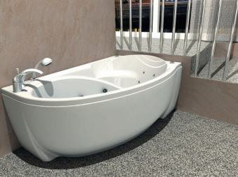 БЕТТА 170 ванна левая + ГМ ПН с фр.экр. AQUATEK #WF_CITY_VIN# картинка