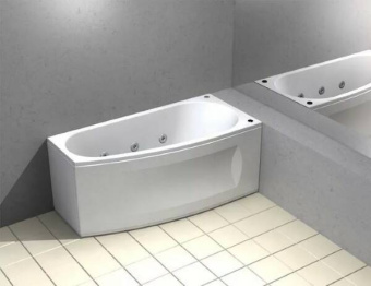 ПАНДОРА 160 ванна акрил., правая (пустая) с фр.экр. AQUATEK #WF_CITY_VIN# картинка