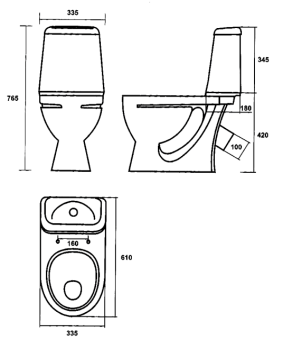 ИДЕАЛ КОМФОРТ унитаз-компакт (Самара) (МИКРОЛИФТ) #WF_CITY_VIN# картинка