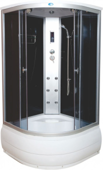 ВМ-888 Душевая кабина 90*90*215 гл.п. (черн.тонир.) #WF_CITY_VIN# картинка