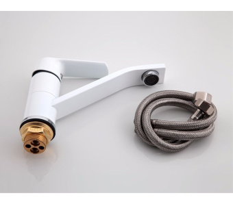 Смеситель F4531 для кухни белый FRAP #WF_CITY_VIN# картинка