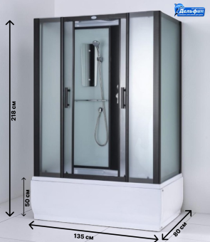 Душевая кабина ДАНА-7013 135*80*218 в.п. #WF_CITY_VIN# картинка