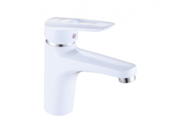 Смеситель д/умывальника D1737-8 Белый #WF_CITY_VIN# картинка