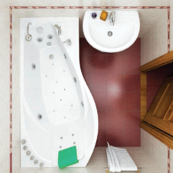 МИШЕЛЬ ванна РучПол (1700*960*600) ЛЕВАЯ #WF_CITY_VIN# картинка