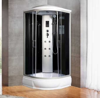 DUNAY 80/24 TН душевая кабина + поддон полукруг 80/24 С #WF_CITY_VIN# картинка