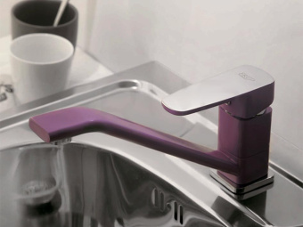 Смеситель д/кухни R49302 сирен. #WF_CITY_VIN# картинка