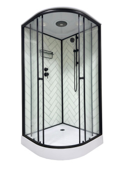 Душевая кабина ДАНА-83 100*100*215 (ПАРКЕТ) низ.п. #WF_CITY_VIN# картинка