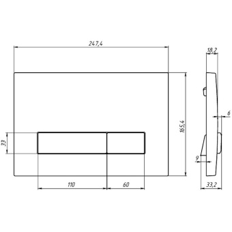 Инсталляция Berges для скр мон (040341) унитаза + кнопка ATOM 410 бел/хр унита подвесной BERGES ALFA #WF_CITY_VIN# картинка