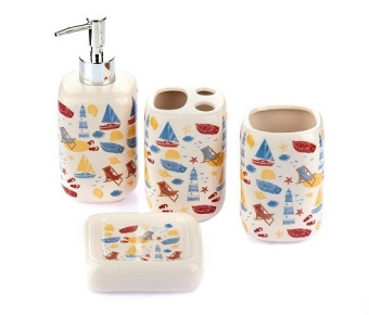 Набор аксессуаров 4 предмета TEGIN D-16004 #WF_CITY_VIN# картинка