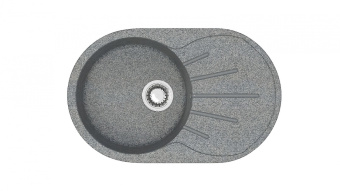 Мойка мат. Модель 110/Q8 (темно-серый) карел. камень ZETT lab #WF_CITY_VIN# картинка
