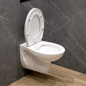 Инсталляция EvaGold 545  + унитаз K701 + кнопка смыва 545-1, пласт.квадрат, белая. ХИТ!! #WF_CITY_VIN# картинка