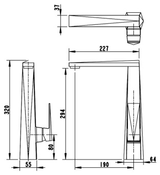 Смеситель д/кухни ICEBERG IC0819 #WF_CITY_VIN# картинка