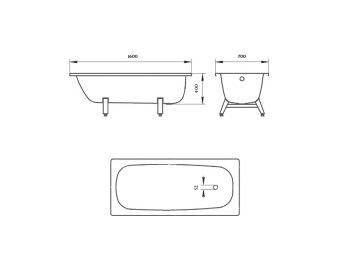 Ванна стальная DONNA VANNA 160*70 белая орхидея (ВИЗ) #WF_CITY_VIN# картинка