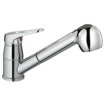 Смеситель HAIBA д/кухни HB6013 с выдвигающейся лейкой #WF_CITY_VIN# картинка