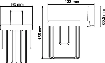 Держатель д/освежителя К-5045 WasserKRAFT #WF_CITY_VIN# картинка